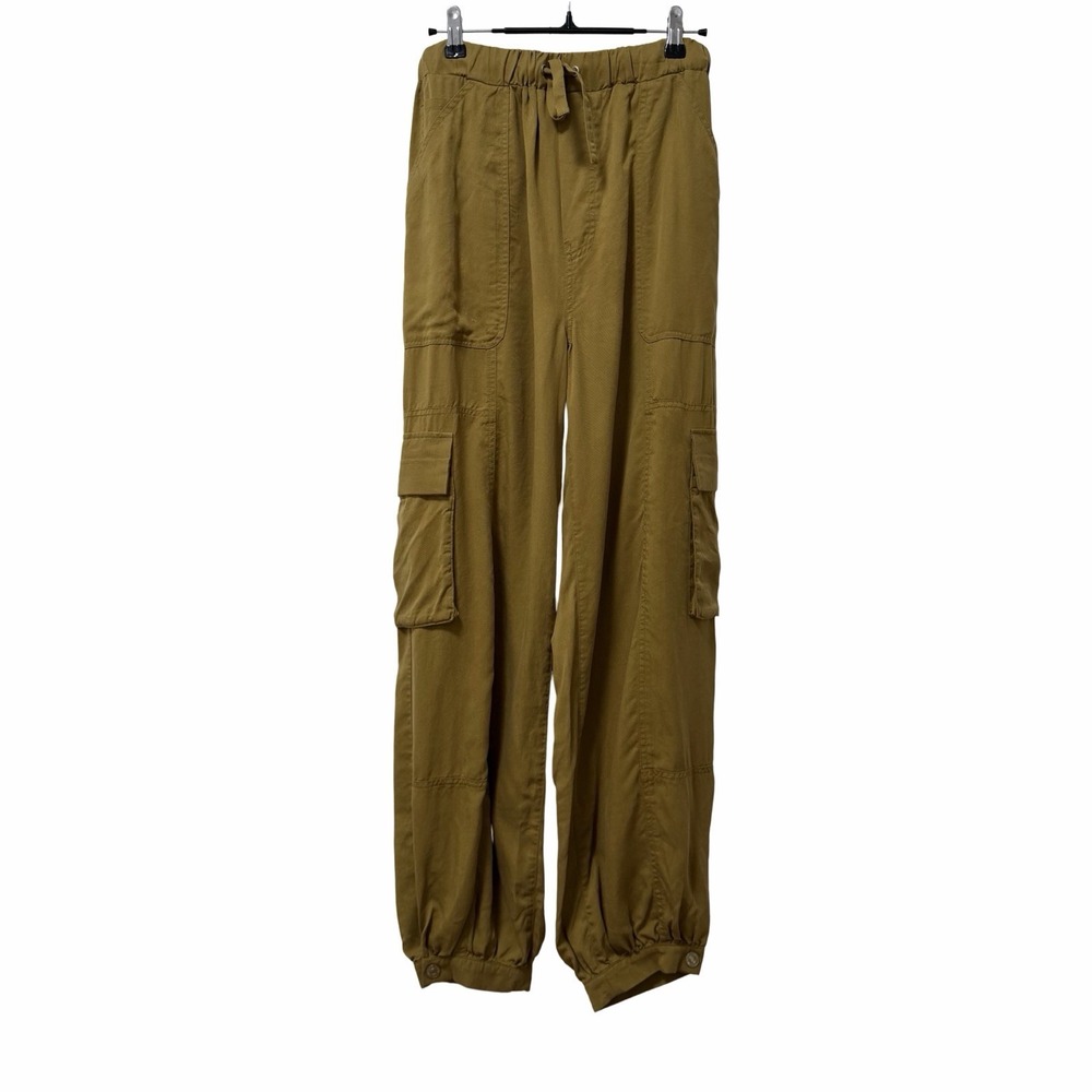 Anthropologie MOTHER The Curbside Cargo Quickie Cinch Pants Size S Bronze‎ Mist